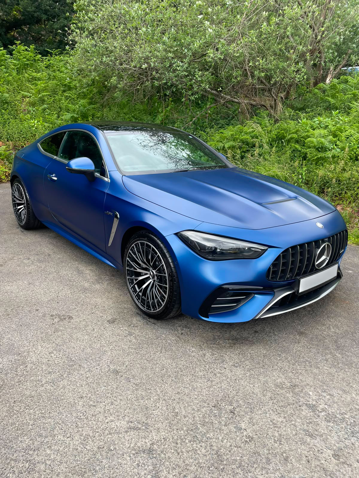 Blue Performance Car