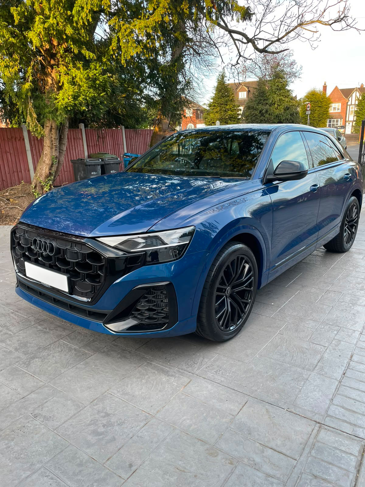 Dark Blue Hatchback