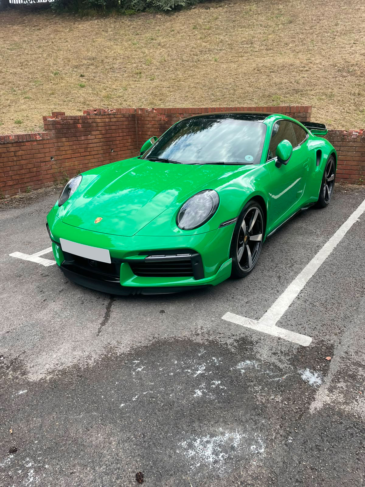 Bright Green Supercar