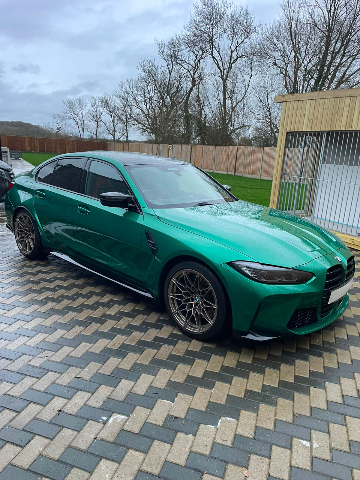 Green Sports Car